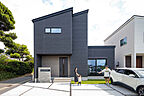 シンプルモダンスタイルの外観 ハウスジャパンの事例画像