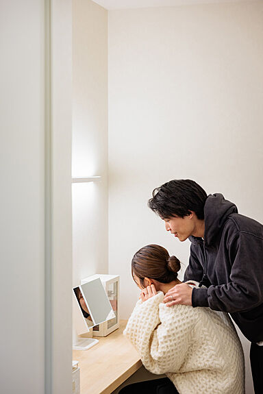 ハウスジャパンの施工事例「【お施主様邸】広いLDKと洗面、豊富な収納が魅力。建売の枠を超えたお洒落な家」の画像3