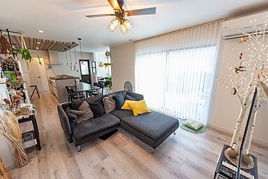 株式会社サンクスホーム 津支店の施工事例「ペットルームのあるリビング中心の平屋」の画像4