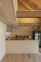 木の家スタイルのキッチン 山根木材 【長期優良住宅・耐震等級3・ZEH】を標準採用の事例画像