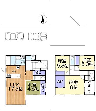 SUBLIME HOME株式会社の施工事例「【sublime styleコンセプトモデル】滋賀県大津市唐崎四丁目」のその他間取り図の画像1