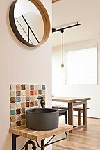 木の家スタイルの玄関 R+house小田原西/中川工務店の事例画像