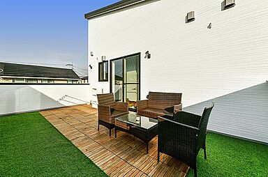 サンヨーホームズ株式会社 大阪本店の施工事例「リビング直結の広い土間で開放的な住み心地を演出」の画像5