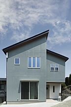 シンプルモダンスタイルの外観 伊大建設株式会社の事例画像