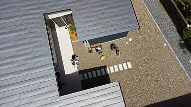 伊大建設株式会社の施工事例「家族が集える中庭のある平屋」の画像