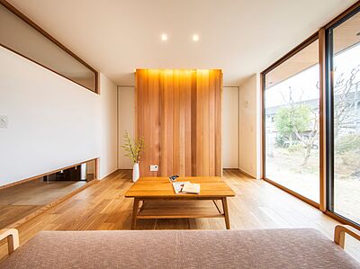 木の家スタイルのリビング 株式会社小堀建設 宇都宮支店の事例画像