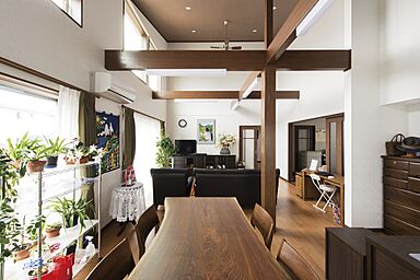 DIグループ DI Homeの施工事例「【那須塩原市】吹き抜けの大空間に住む」の画像2