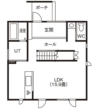 株式会社土屋ホームの施工事例「冬も薄着でいられるDIYを楽しむ家」のその他間取り図の画像1
