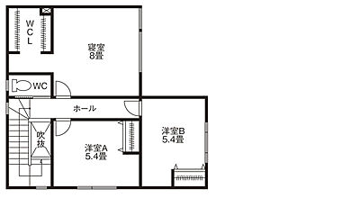 株式会社土屋ホームの施工事例「広々リビングに充実収納 家族の快適な暮らしを考えた家」のその他間取り図の画像2