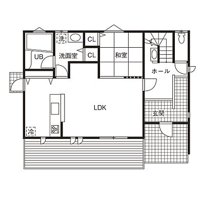 株式会社SAMATAの施工事例「非日常感と暮らしやすさを両立。リゾートテイストの白いおうち」のその他間取り図の画像1