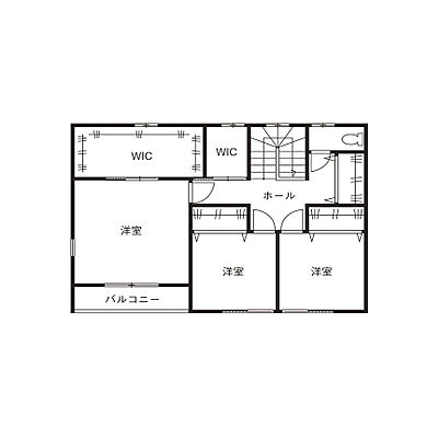 株式会社SAMATAの施工事例「ダークカラーで統一された外観の家事ラクな家」のその他間取り図の画像2