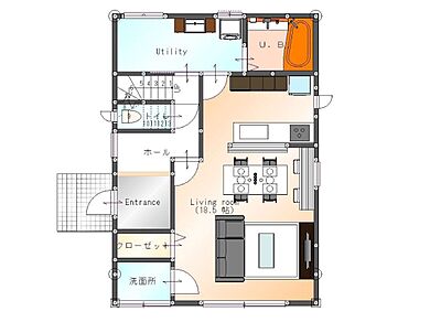 株式会社SAMATAの施工事例「外観にタイルを使った家」のその他間取り図の画像1