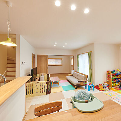 木の家スタイルのリビング 株式会社シアーズホームの事例画像