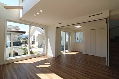 松本住宅展示場「テクノストラクチャー」/TOHO KENKO design studioの施工事例「長野市・36坪・全館空調 |「老後」と「セロトニン」をテーマにしたお家」の画像3