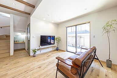 ハヤカワホームの施工事例「【34坪×2階建】リビング&テラスでのんびり♪ 心地よさを楽しむ家」の画像5