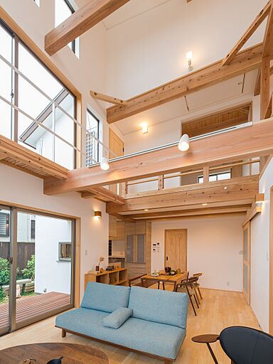無添加住宅エスサイクル設計の施工事例「大きな吹き抜けのある家(無添加住宅仕様)」の画像3