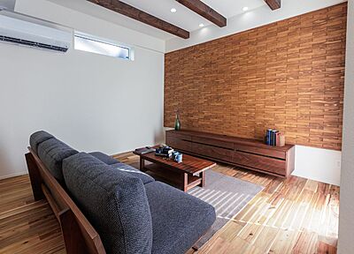 木の家スタイルのリビング タカノホームの事例画像