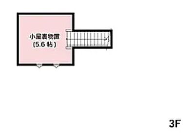 株式会社秀光ビルド 徳島店の施工事例「暮らしやすさを追求した家」のロフト間取り図の画像3