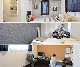 クレバリーホーム湘南店の施工事例「I様邸 ふれあいも個の時間も大切に 3匹の愛犬と暮らす大家族の住まい」の画像1