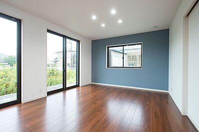 シンプルモダンスタイルのリビング ほっとほーむの事例画像