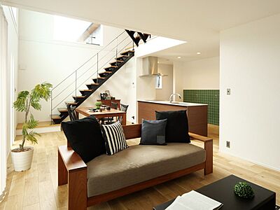 シンプルモダンスタイルのリビング JOIN US HOME (ジョイナスホーム)の事例画像