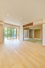 和風・和モダンスタイルのリビング オーガニックハウス名古屋東の事例画像