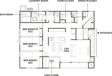 株式会社小堀建設 栞事業部の施工事例「CANON A-1」の1階間取り図の画像1