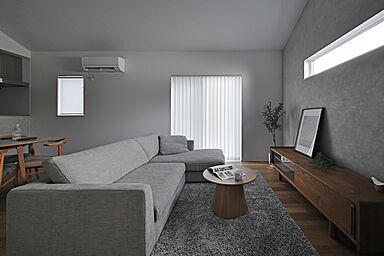 CASTLE HOMEの施工事例「勾配天井と家事動線にこだわった暮らしやすい平屋」の画像2