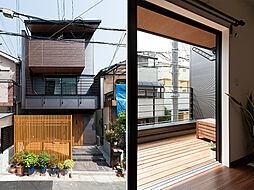 株式会社桝田工務店の施工事例「【わずか17.8坪で建てた2世帯住宅|3階建て】狭小感じない開放的な設計」の画像