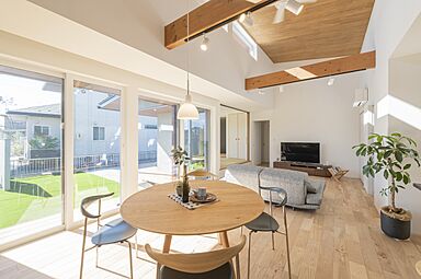 グランハウス一級建築士事務所の施工事例「L字の縁側がある平屋」の画像5