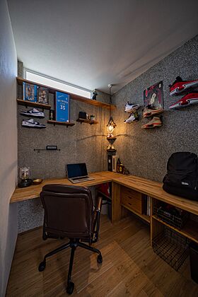 グランハウス一級建築士事務所の施工事例「グレージュとクルミの平屋」の画像6