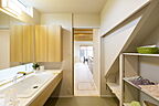 木の家スタイルの洗面所 株式会社A-BESTの事例画像