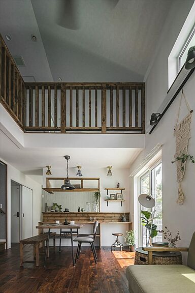 カノウヤの施工事例「カバードポーチのあるアメリカン平屋風のお家」の画像5