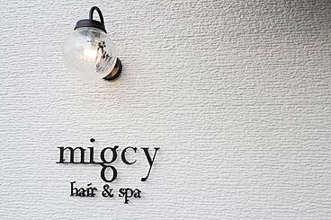 カノウヤの施工事例「美容室「hair & spa migcy」」の画像