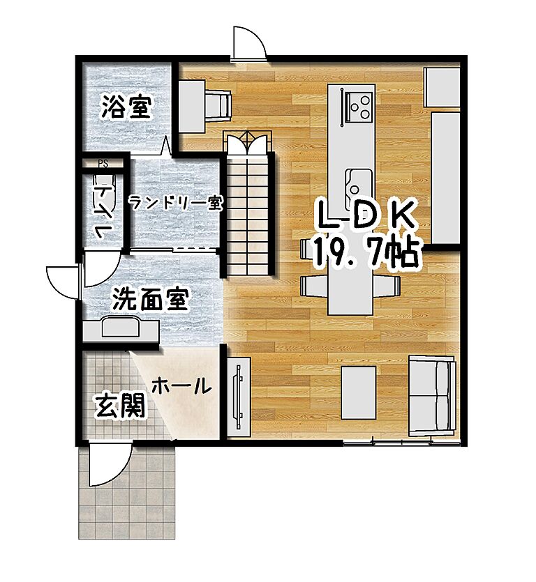 キャンディハウスの公式画像_1階2