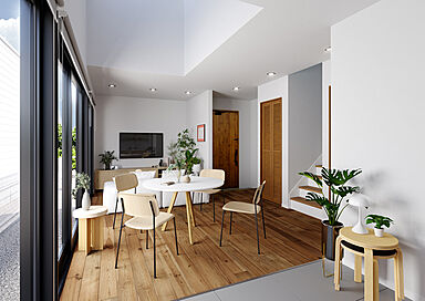 キャンディハウスの施工事例「柔軟に変化し長く住める無駄のない“家族サイズ”のお家」の画像2