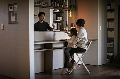 トモノ建築設計事務所 【佐久穂スタジオ】の施工事例「五感を満たすアウトドアリビング」の画像6