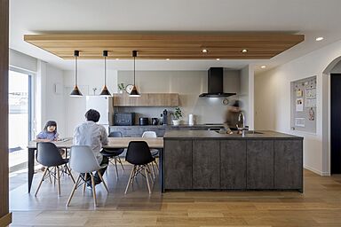 NEOデザインホームの施工事例「コンパクトなのに広々、無駄を省いて快適な平屋」の画像