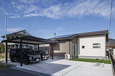 NEOデザインホームの施工事例「気兼ねなく仲間を呼べる「趣味」も「暮らし」も快適な平屋」の画像