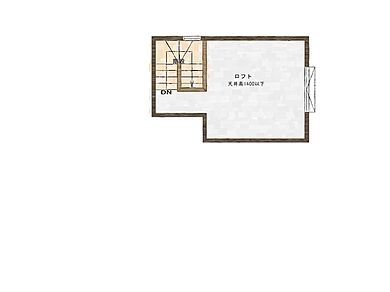 アイフルホーム仙台東店の施工事例「落ち着きと上質感が包む、くつろぎの住まい(S様邸)」のロフト間取り図の画像3