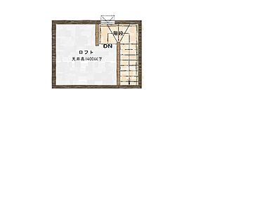 アイフルホーム仙台東店の施工事例「暮らしに寄り添うナチュラルな住まい。(S様邸)」のロフト間取り図の画像3