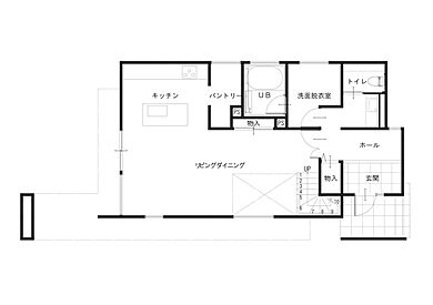 RIPARO(リパーロ)株式会社リブライフの施工事例「兵庫県たつの市Y様」の1階間取り図の画像1