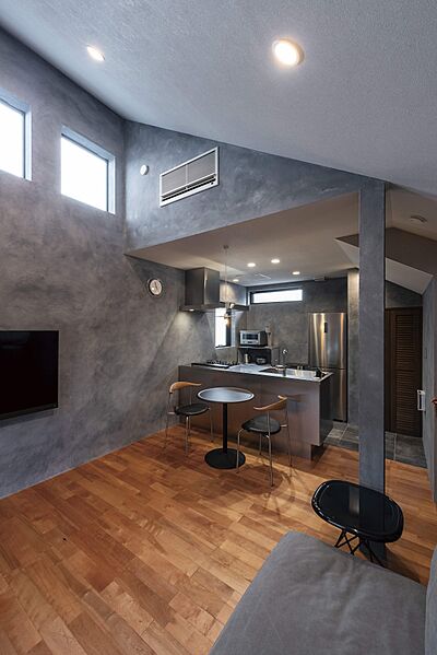 カフェスタイルのリビング 小嶋工務店 TOKYO WOOD - 三鷹展示場の事例画像