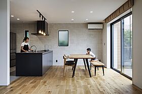 小嶋工務店 TOKYO WOOD - 立川第一展示場の施工事例「ハイスペックな性能とデザインを 両立したスタイリッシュな住まい」の画像1