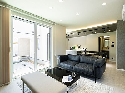 ホテルライクスタイルのリビング 株式会社Standard 富士展示場の事例画像