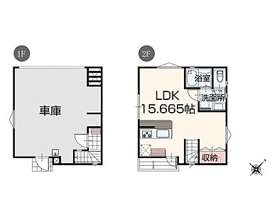 株式会社アイダ設計の施工事例「千葉県船橋市 M様 「999万円の家」をベースに建てたガレージハウス」のその他間取り図の画像1