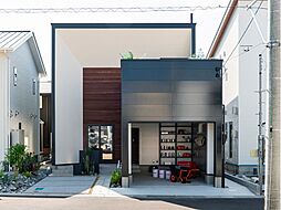 株式会社建匠の施工事例「ガレージと青空リビングのあるモデルハウス」の画像