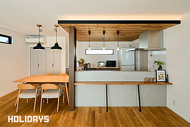 HOLIDAYS【高気密高断熱の家づくり】の施工事例「素材感にこだわった北欧モダンの家」の画像2