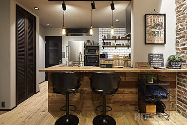 HOLIDAYS【高気密高断熱の家づくり】の施工事例「空間を最大限に活用したブルックリンテイストの平屋」の画像5