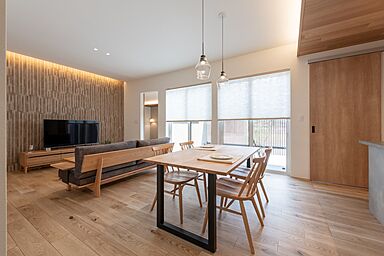 株式会社さくら 富山店の施工事例「ワンフロアで生活動線が完結する平屋の住まい」の画像1